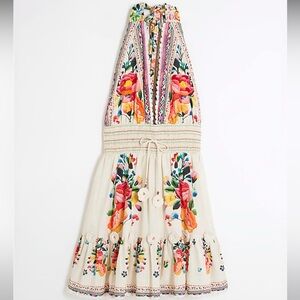 River Island Multicolor Floral Backless Dress